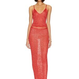 Carolina Skirt in Rossa Sequin